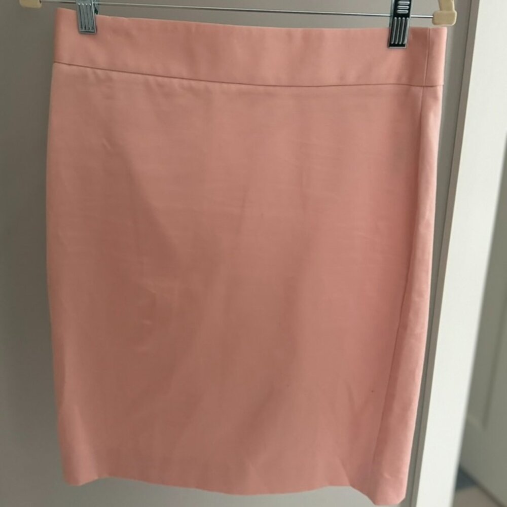 J. Crew peach skirt